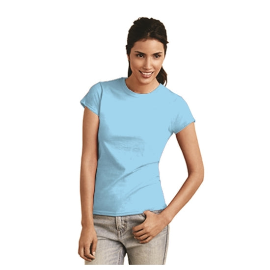 64000FL PLAYERA CUELLO REDONDO DAMA SOFTSTYLE