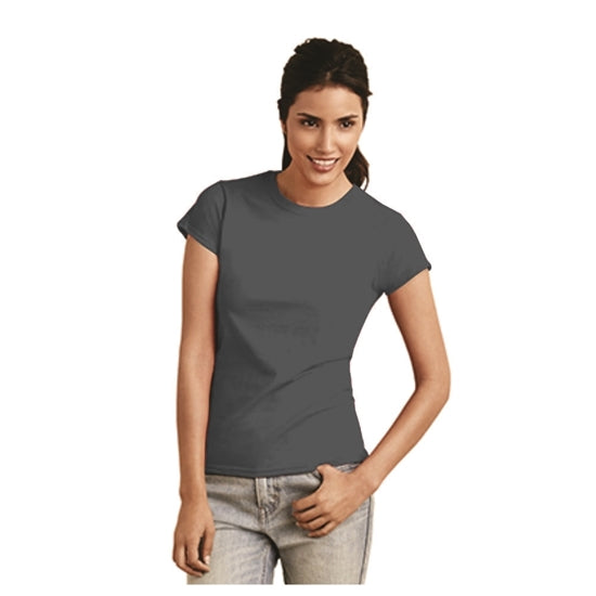 64000FL PLAYERA CUELLO REDONDO DAMA SOFTSTYLE
