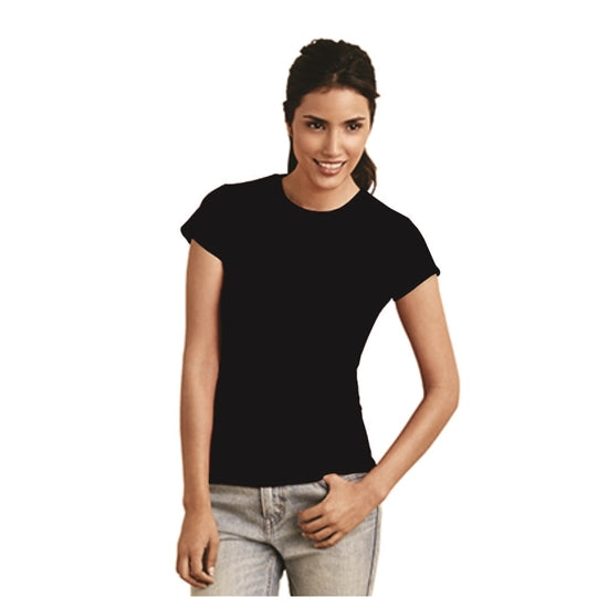 64000FL PLAYERA CUELLO REDONDO DAMA SOFTSTYLE