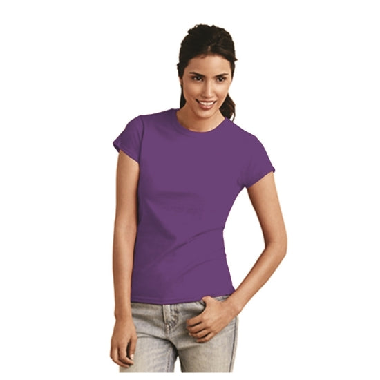 64000FL PLAYERA CUELLO REDONDO DAMA SOFTSTYLE