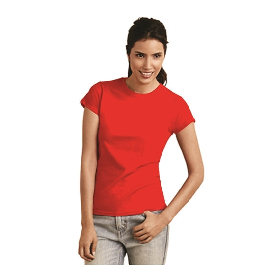 64000FL PLAYERA CUELLO REDONDO DAMA SOFTSTYLE