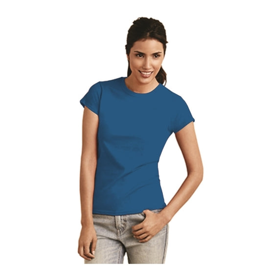 64000FL PLAYERA CUELLO REDONDO DAMA SOFTSTYLE