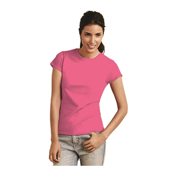 64000FL PLAYERA CUELLO REDONDO DAMA SOFTSTYLE