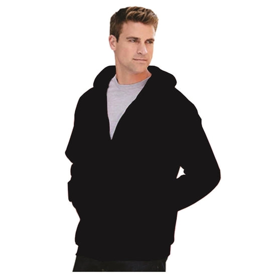 18600 SUDADERA ZIPPER CON GORRO ADULTO