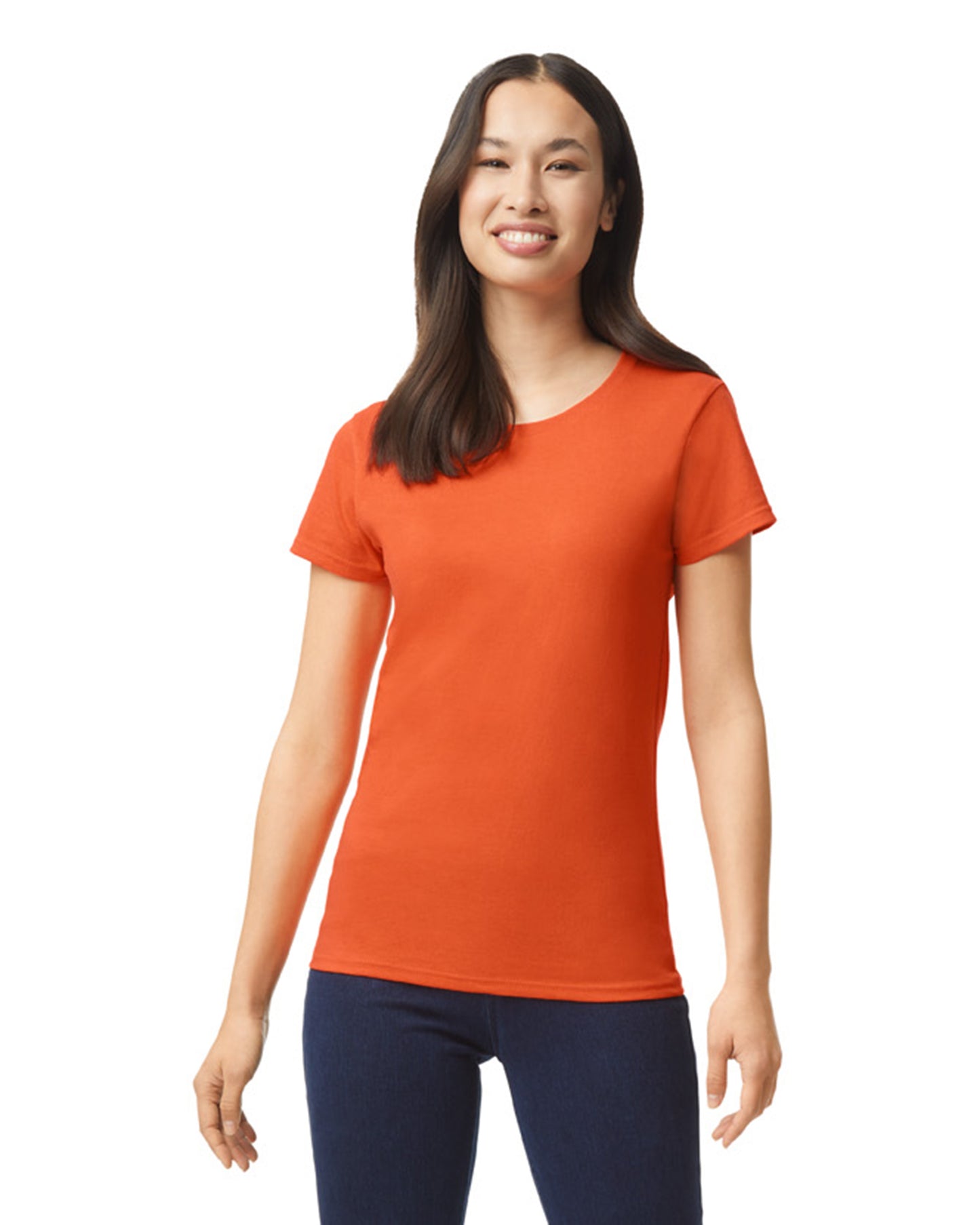 64000FL PLAYERA CUELLO REDONDO DAMA SOFTSTYLE