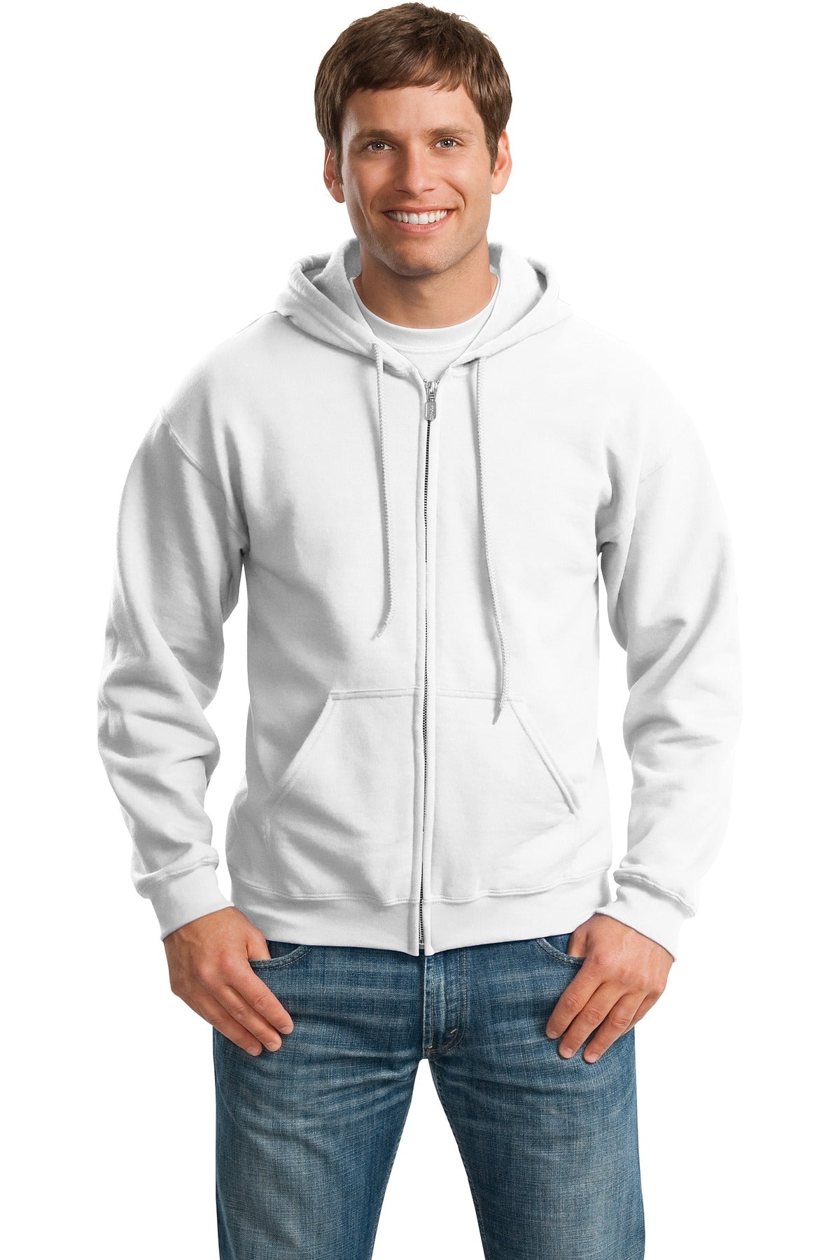 18600 SUDADERA ZIPPER CON GORRO ADULTO