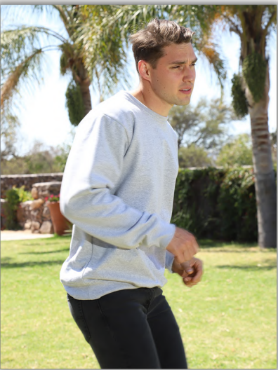 9098 SUDADERA CUELLO REDONDO