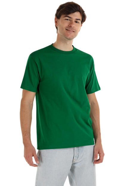 Playera Cuello Redondo Manga Corta para Hombre Color Verde Bandera